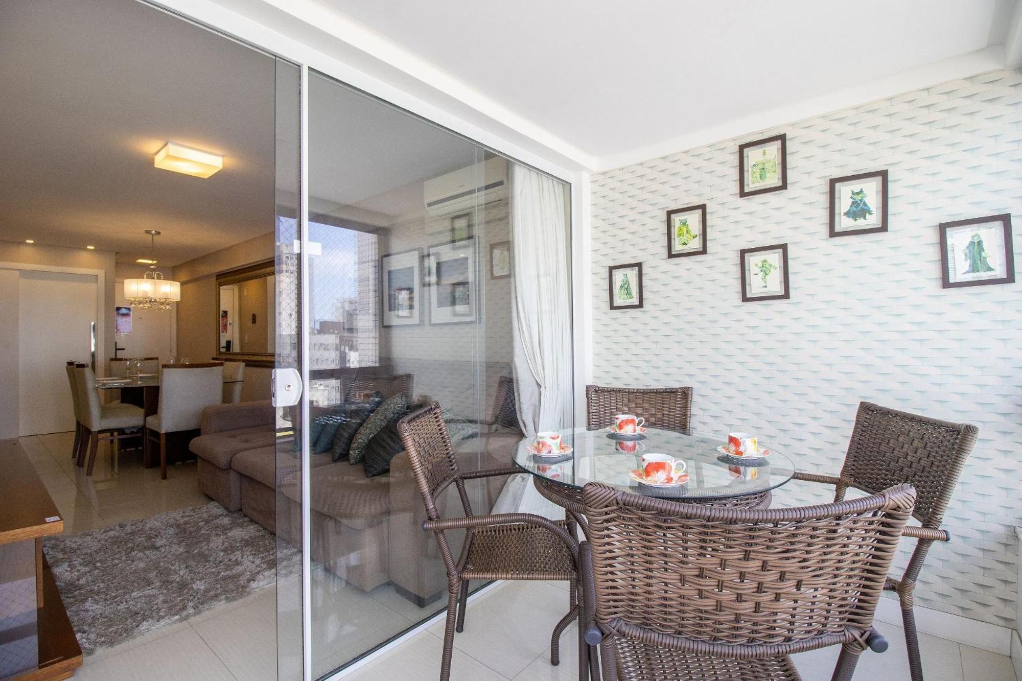 Balneário CamboriúBk81 - 3 Dorm, Climatizado, 2 Garagens, Wi-Fiアパートメント エクステリア 写真